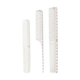 剪发梳子发型师专用美发刻度尖尾梳女理发店平头两用梳男超薄专业