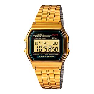 CASIO卡西欧复古小金表A159W小方块电子表七年电池A158WA-1 A168W