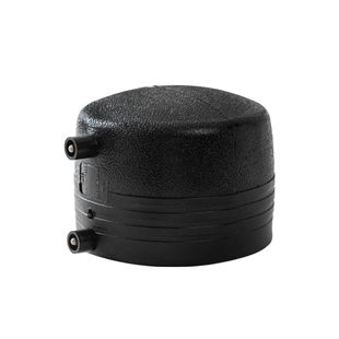 HDPE全新料电熔管件封口200电容堵头315pe给水钢丝骨架管电熔管帽