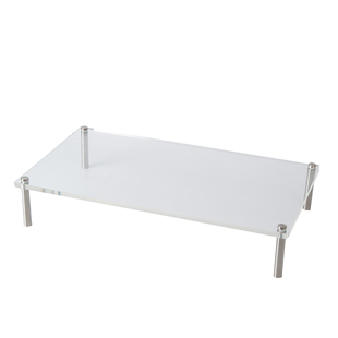 台式电脑好物增高架办公室工位桌面笔记本显示器亚克力收纳置物架