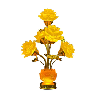 家用琉璃灯佛堂供佛长明灯led插电琉璃七彩佛灯佛前供菩萨灯