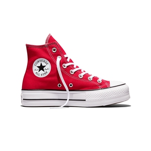 CONVERSE匡威All Star Lift夏季女高帮厚底鞋休闲板鞋红色A09220C