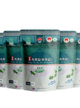 鲁晶未加碘320g大青盐