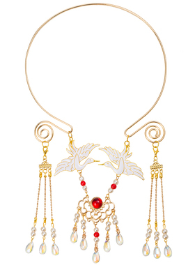 古风项圈耳环复古新鲜汉服配饰