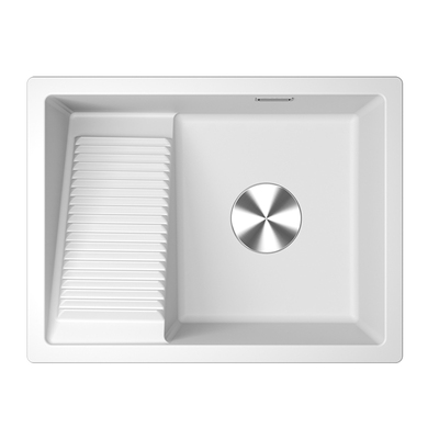 意大利意狄讴水槽家用石英石阳台洗衣槽花岗岩洗手洗衣池户外8252