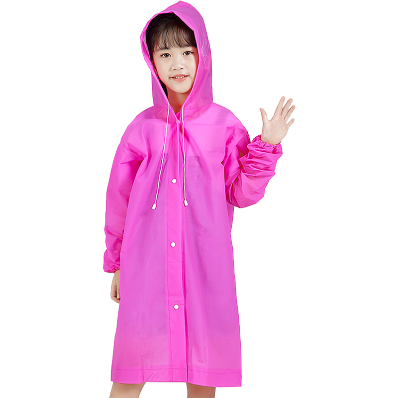 儿童雨衣幼儿园小学生雨披男童可背包女童大童宝宝小孩一次性雨衣