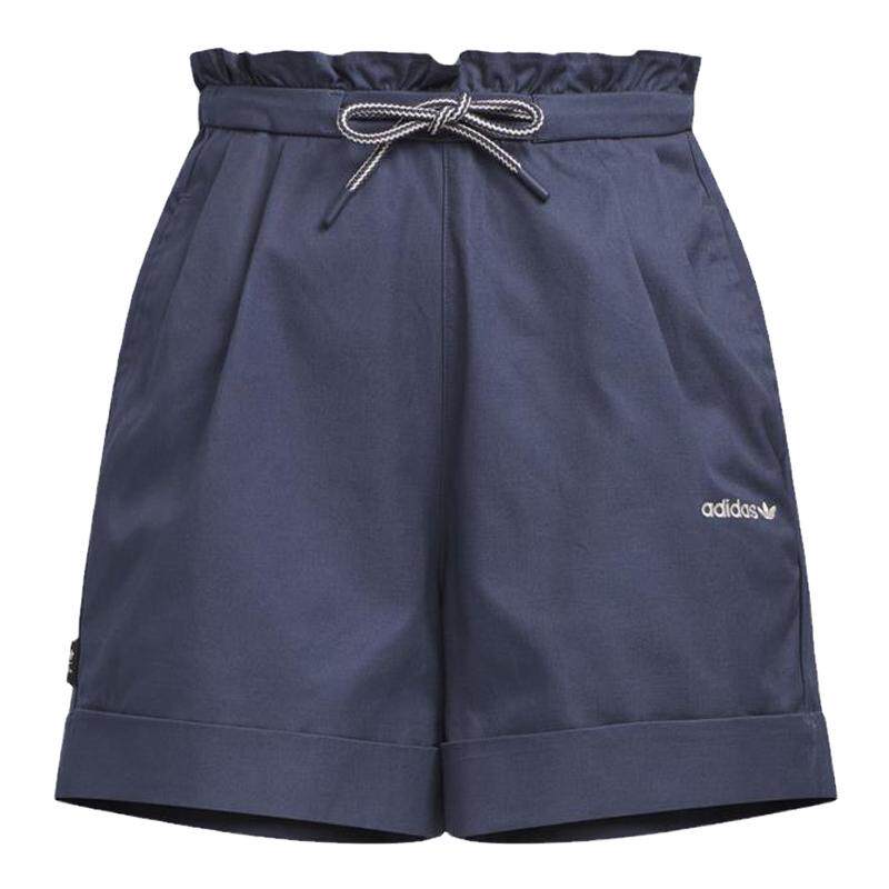 Adidas阿迪达斯三叶草女子2024秋新款经典花苞运动休闲短裤JP1433