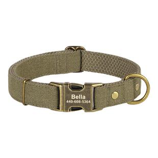 狗狗项圈狗脖套中型犬柯基小型犬泰迪宠物狗牌刻字牵引脖圈狗项圈