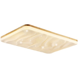 日式侘寂风吸顶灯2025新款原木奶油风灯具星空客厅灯三室两厅套餐