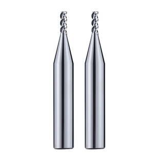 3刃小数点铝用铣刀55度钨钢合金铣铝合金专用高光加长立铣刀