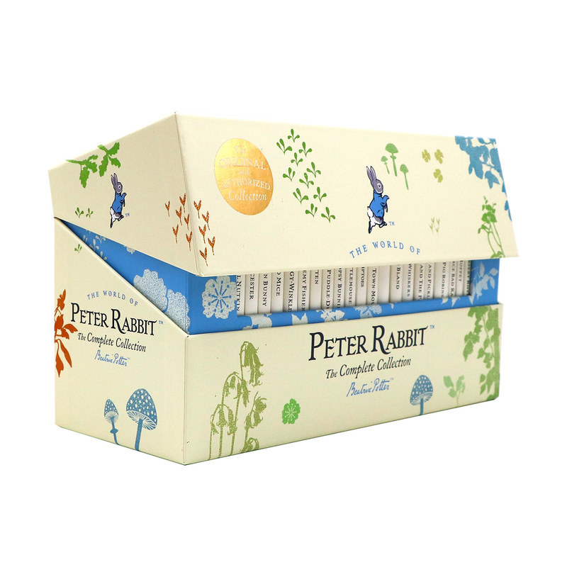Peter Rabbit 英文原版绘本彼得兔的故事1‑23全套精装完整典藏版 碧雅翠丝波特 经典文学动物童话礼盒装 唯美画风温暖治愈故事