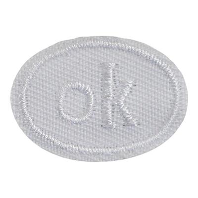 妙思乐自粘字母刺绣布贴补丁贴