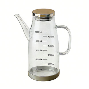 玻璃油壶厨房家用大容量密封酱油醋调料瓶油罐瓶食品级装油容器