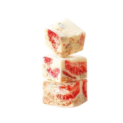 草莓羊奶芙雪花酥独立小包装网红羊拉丝长条官方旗舰店健康解馋