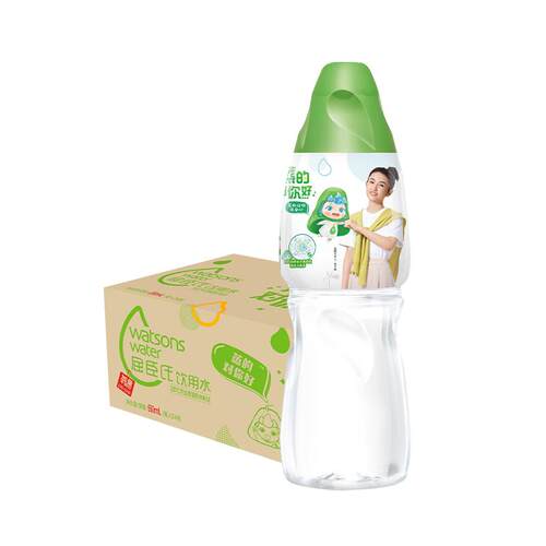 屈臣氏饮用水105℃高温蒸馏水280ml*12瓶家用便携装饮用水整箱装