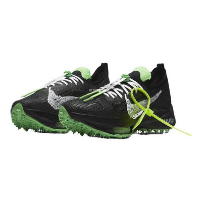 Nike黑绿OW联名男运动跑步鞋
