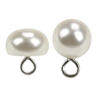 珍珠纽扣扣子圆形装饰辅料大衣衬衫开衫儿童毛衣diy女士衣服配件