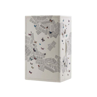 意式轻奢酒柜设计师款别墅实木餐边柜现代时尚家用艺术蝴蝶装饰柜