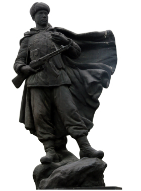 玻璃钢革命战士军人园林景观定制