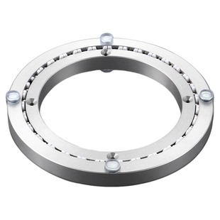 餐桌转盘底座消音铝转芯玻璃圆桌实木桌子大理石饭桌旋转轴承家用