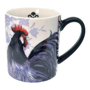 外贸精品LANG马克杯 标准美式马克彩绘杯 大公鸡咖啡杯 随手杯