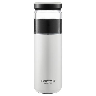 金灶316不锈钢茶水分离保温杯