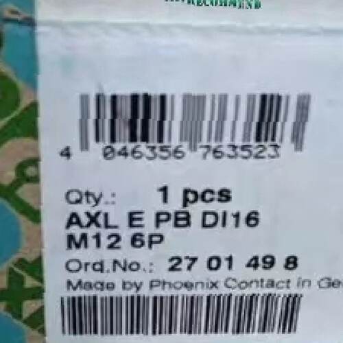 配件2701498 AXL E PB DI16 M12 6P，德议价