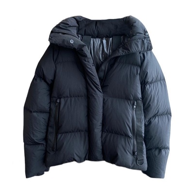 白鹅绒2025冬新款连帽羽绒服