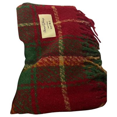 新年红色格纹围巾女冬季2026新款