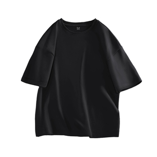 猫人纯棉短袖T恤男纯色百搭基础男装上衣2026春季休闲男士打底衫J