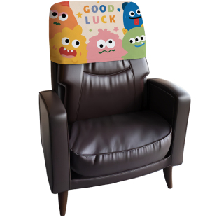 2025椅子靠背套罩老板办公后背保护凳头枕独个半截躺木沙发单人座