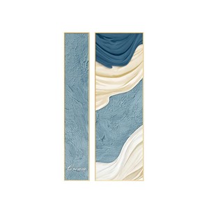 玄关装饰画奶油风肌理走廊过道挂画现代简约轻奢高档抽象艺术组合