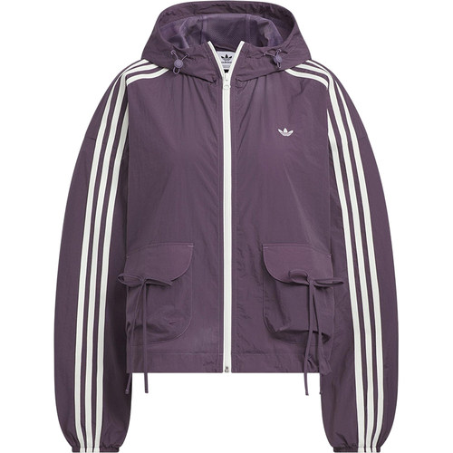 Adidas/阿迪达斯正品三叶草女士经典短款透气工装运动外套KB8965