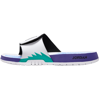 Nike/耐克正品JORDAN男士轻便透气经典魔术贴一字拖鞋555501-103