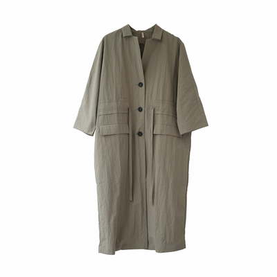 Grass&Wood棉锦单层风衣