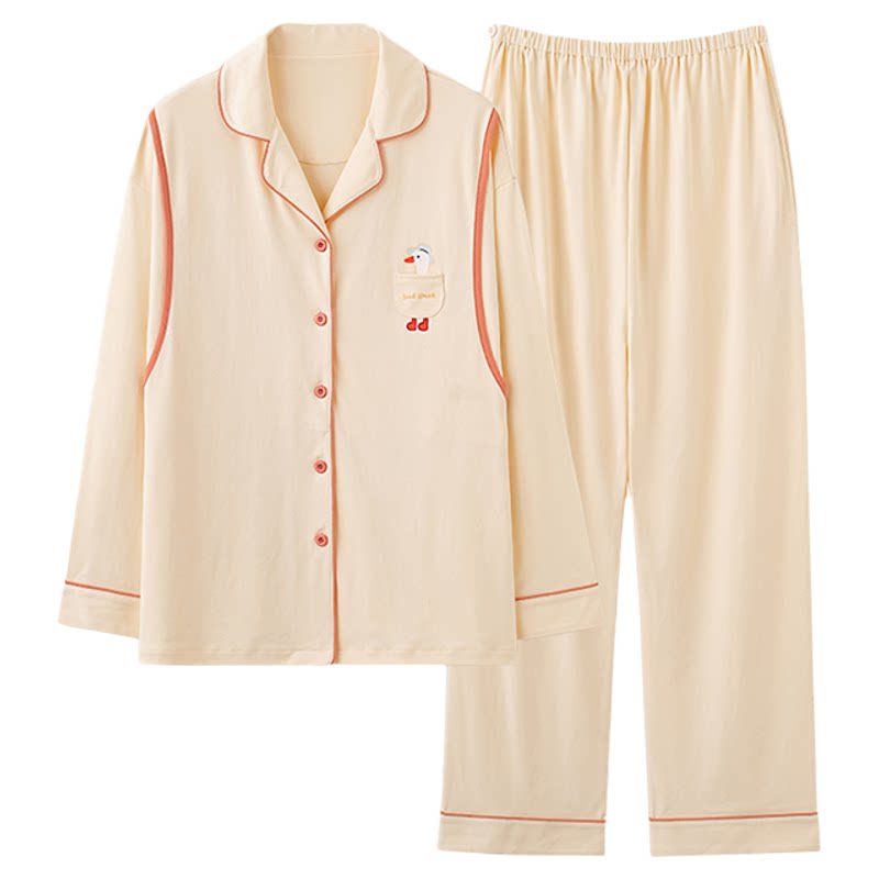 都市丽人月子服孕妇2026秋冬纯棉全棉吸汗产妇专用哺乳家居服套装