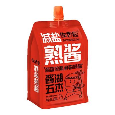 佐香园减盐熟酱360g东北大酱