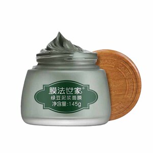 膜法世家绿豆泥面膜泥浆面膜泥膜清洁毛孔深层清洁去黑头祛痘魔法