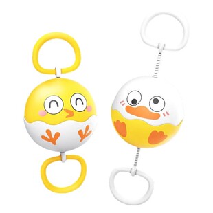 儿童旋转发光飞轮拉哨球玩具益智锻炼手眼协调拉绳线拉响飞球男孩