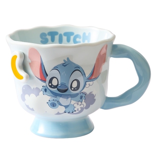 史迪仔史迪奇情侣马克杯家用办公室陶瓷水杯女生可爱生日礼物杯子