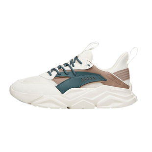 安踏男鞋老爹鞋冬季2025新款官方正品网面透气轻便防滑拼接运动鞋