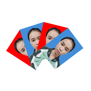 证件照换背景衣服白底换蓝底红底渐变蓝一寸改两寸改kb参数变清晰
