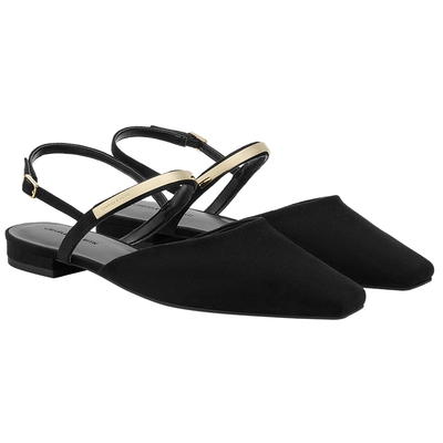 CHARLESKEITH方头平底包头凉鞋