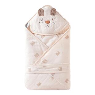 童泰婴儿包被纯棉春秋冬夹棉抱被新生儿全棉宝宝用品包毯襁褓被子