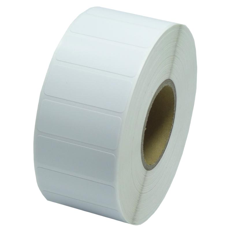 油胶PP合成纸不干胶标签60*15mm条码打印纸防水标贴纸6x1.5cm定做