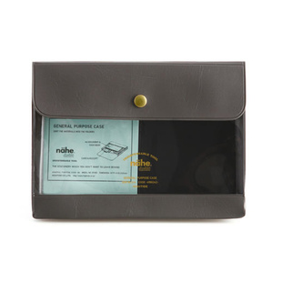 日本HIGHTIDE nahe彩色卡包票据收纳袋证件袋零钱包名片包公交地铁卡护照医疗本宝宝疫苗本袋A6