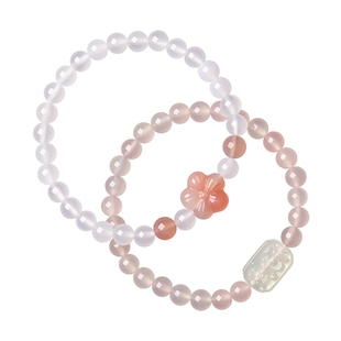 TSL谢瑞麟玉髓手串桃花玉髓手链新品BF311-BF312