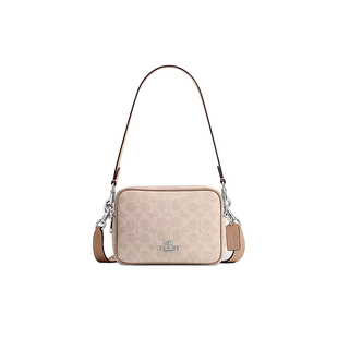 COACH/蔻驰奥莱女士CAREY中号斜挎包通勤高级感单肩包生日礼物