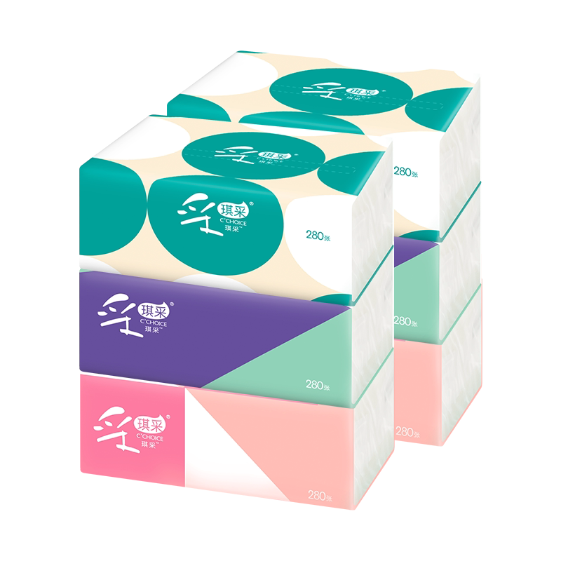 【采琪采】5.9秒杀10包抽纸备注可选