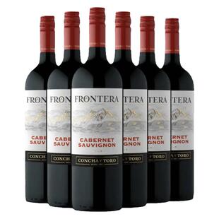 干露缘峰赤霞珠红葡萄酒FRONTERA Cabernet Sauvignon 6瓶